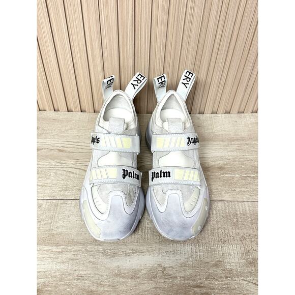 Palm Angels Used Effect RECOVERY Touch Strap Low Sneakers - Picture 2 of 10